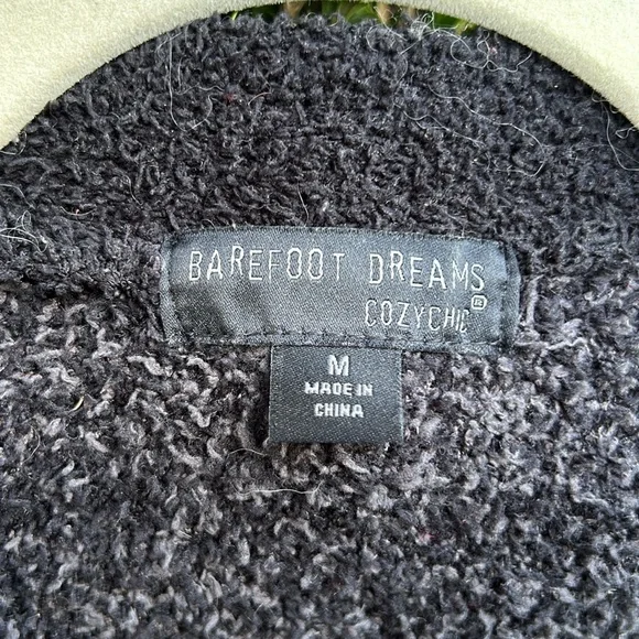 Barefoot Dreams CozyChic plaid open cardigan with pockets - Picture 2 of 5